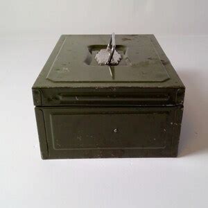 wilco metal box|Vintage Union Steel Chest Corp. Wilco Security Metal .